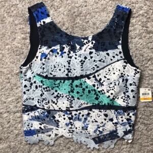 NWT Bar III lace crop top size small